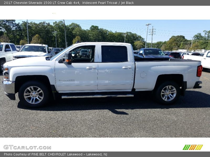 Iridescent Pearl Tricoat / Jet Black 2017 Chevrolet Silverado 1500 LT Crew Cab 4x4