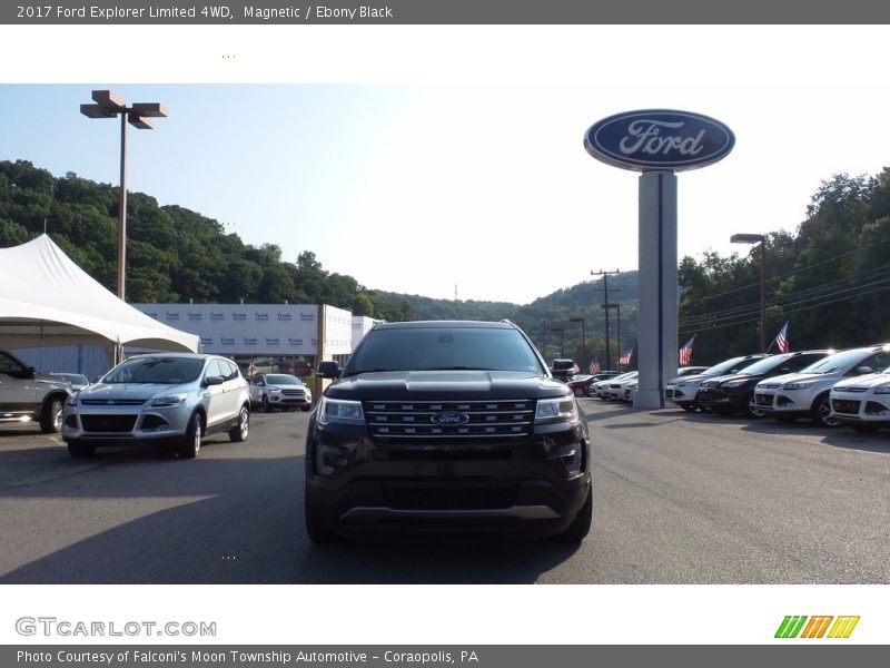 Magnetic / Ebony Black 2017 Ford Explorer Limited 4WD