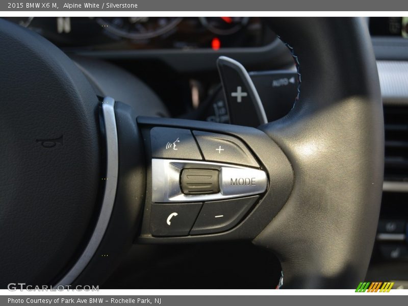 Alpine White / Silverstone 2015 BMW X6 M