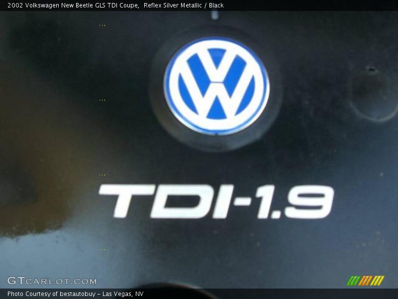 Reflex Silver Metallic / Black 2002 Volkswagen New Beetle GLS TDI Coupe