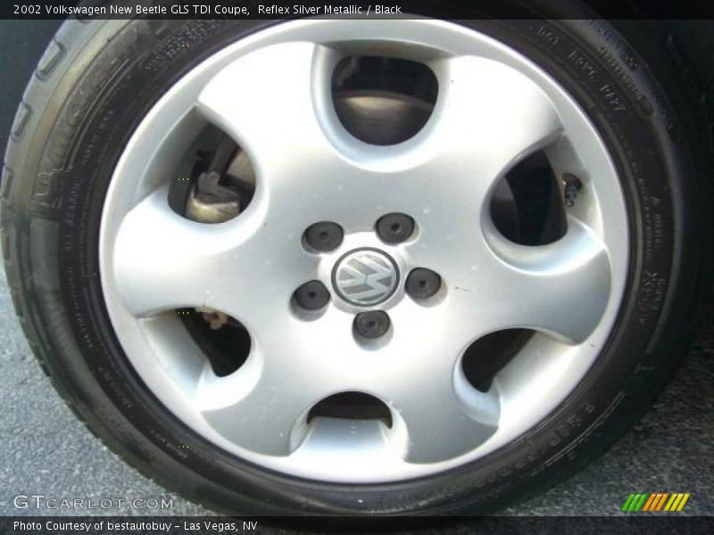 Reflex Silver Metallic / Black 2002 Volkswagen New Beetle GLS TDI Coupe