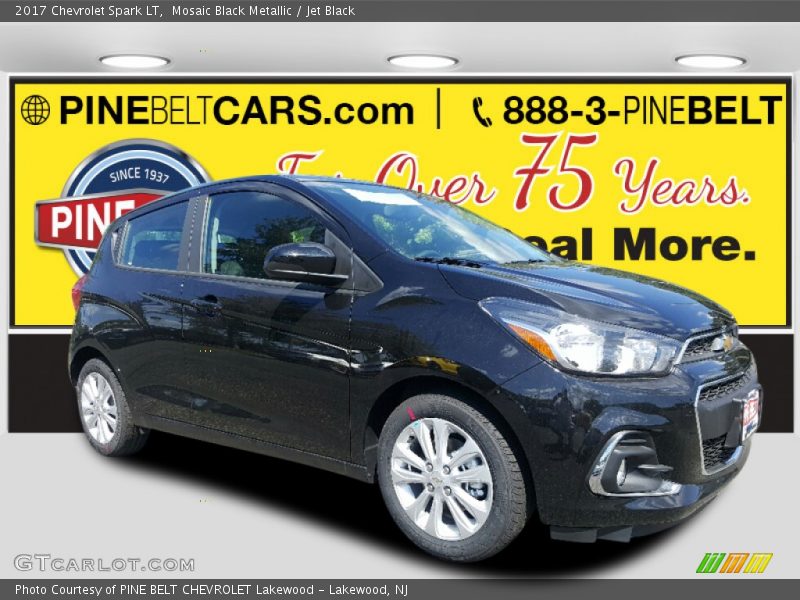 Mosaic Black Metallic / Jet Black 2017 Chevrolet Spark LT