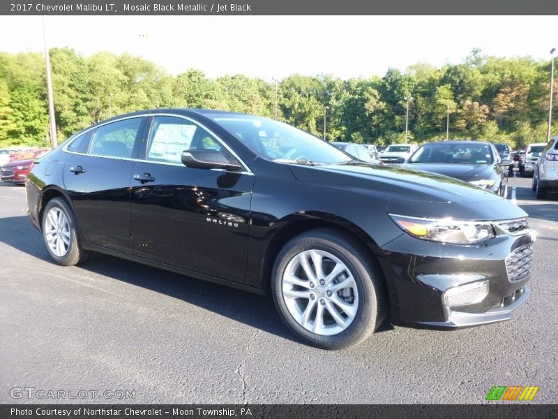 Mosaic Black Metallic / Jet Black 2017 Chevrolet Malibu LT