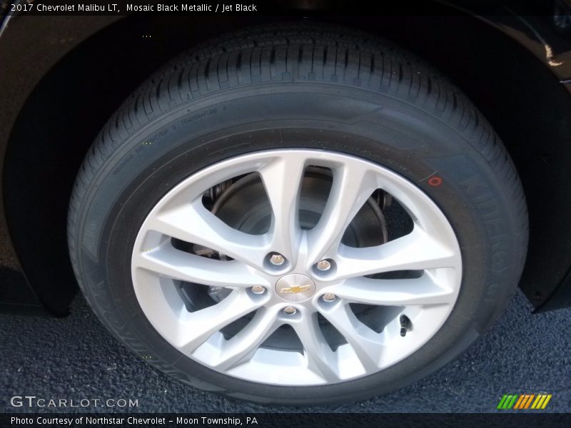 Mosaic Black Metallic / Jet Black 2017 Chevrolet Malibu LT