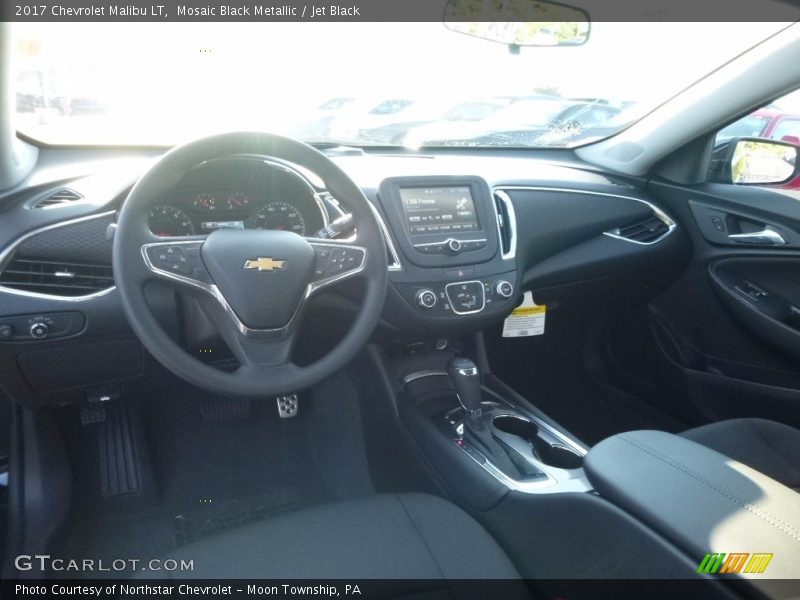 Mosaic Black Metallic / Jet Black 2017 Chevrolet Malibu LT