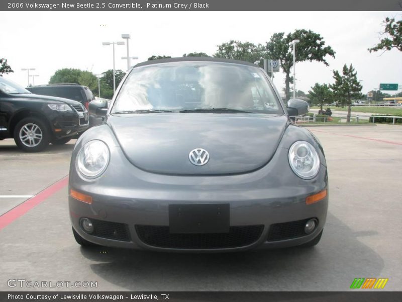 Platinum Grey / Black 2006 Volkswagen New Beetle 2.5 Convertible