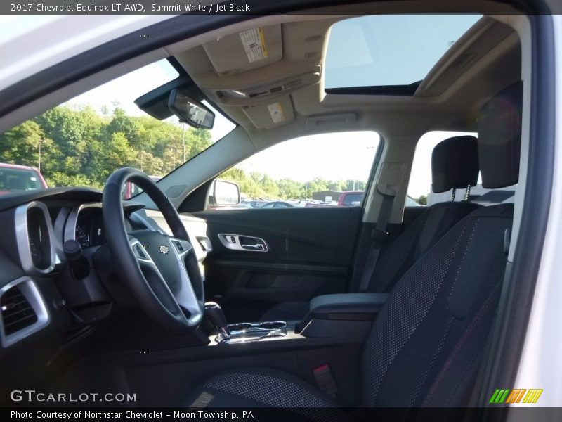 Summit White / Jet Black 2017 Chevrolet Equinox LT AWD
