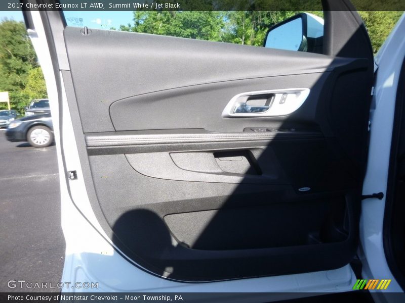 Summit White / Jet Black 2017 Chevrolet Equinox LT AWD