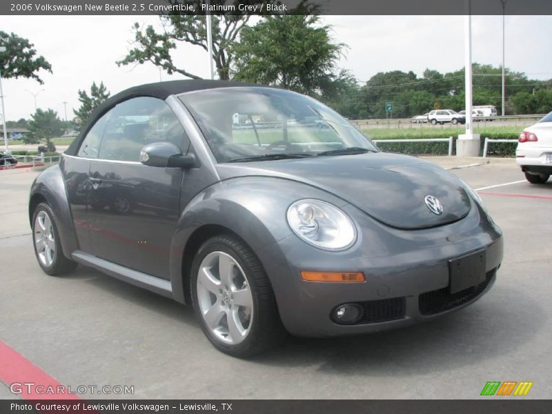 Platinum Grey / Black 2006 Volkswagen New Beetle 2.5 Convertible