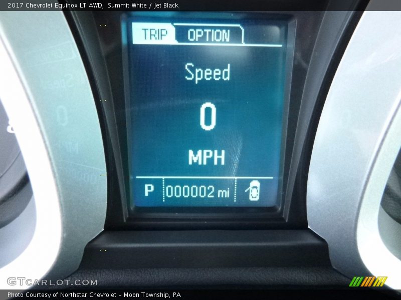 Summit White / Jet Black 2017 Chevrolet Equinox LT AWD