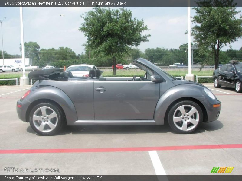 Platinum Grey / Black 2006 Volkswagen New Beetle 2.5 Convertible