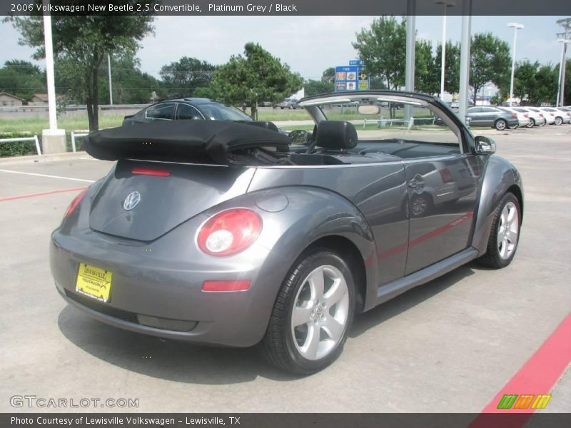 Platinum Grey / Black 2006 Volkswagen New Beetle 2.5 Convertible