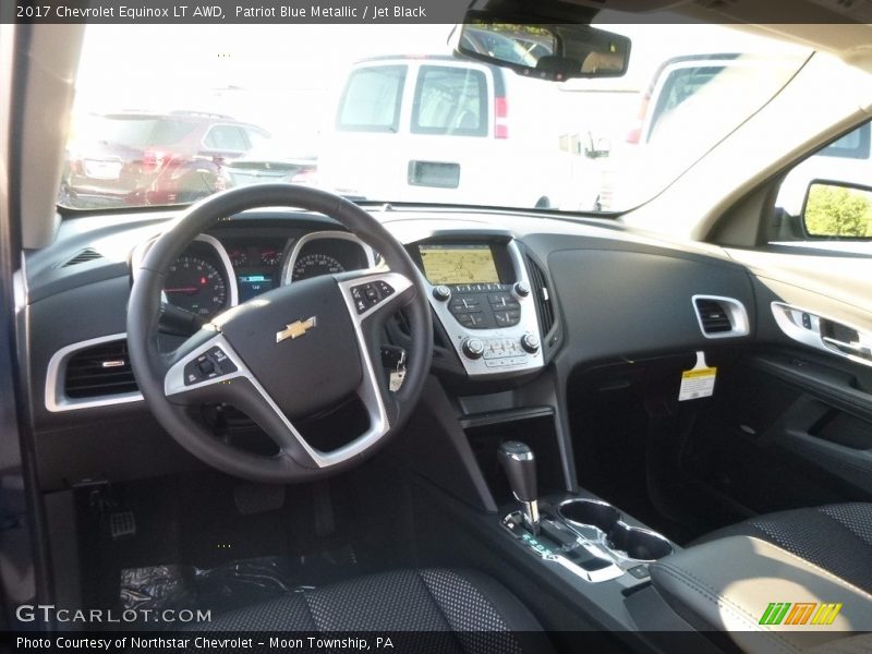 Patriot Blue Metallic / Jet Black 2017 Chevrolet Equinox LT AWD