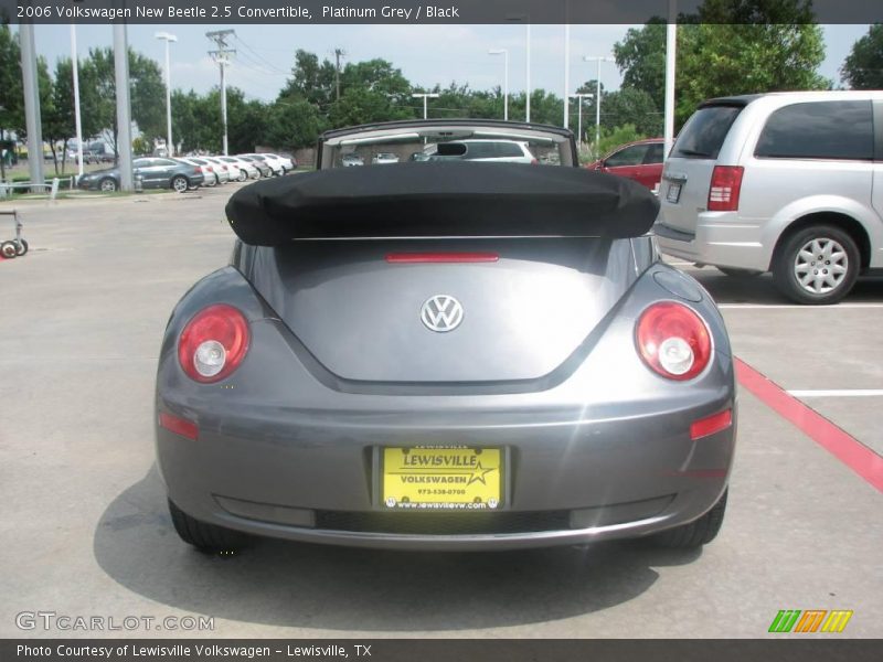 Platinum Grey / Black 2006 Volkswagen New Beetle 2.5 Convertible