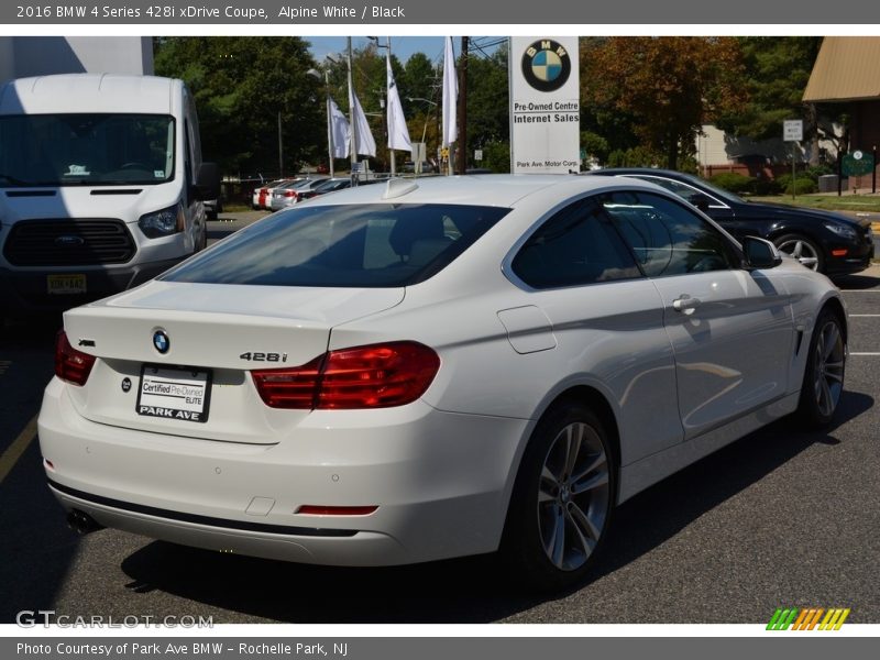 Alpine White / Black 2016 BMW 4 Series 428i xDrive Coupe