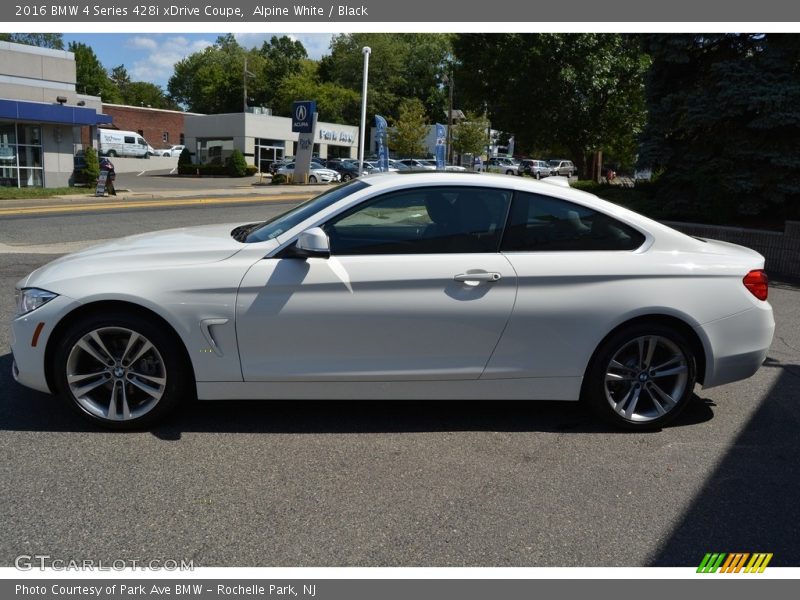 Alpine White / Black 2016 BMW 4 Series 428i xDrive Coupe