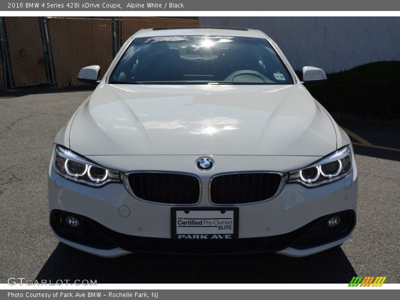 Alpine White / Black 2016 BMW 4 Series 428i xDrive Coupe