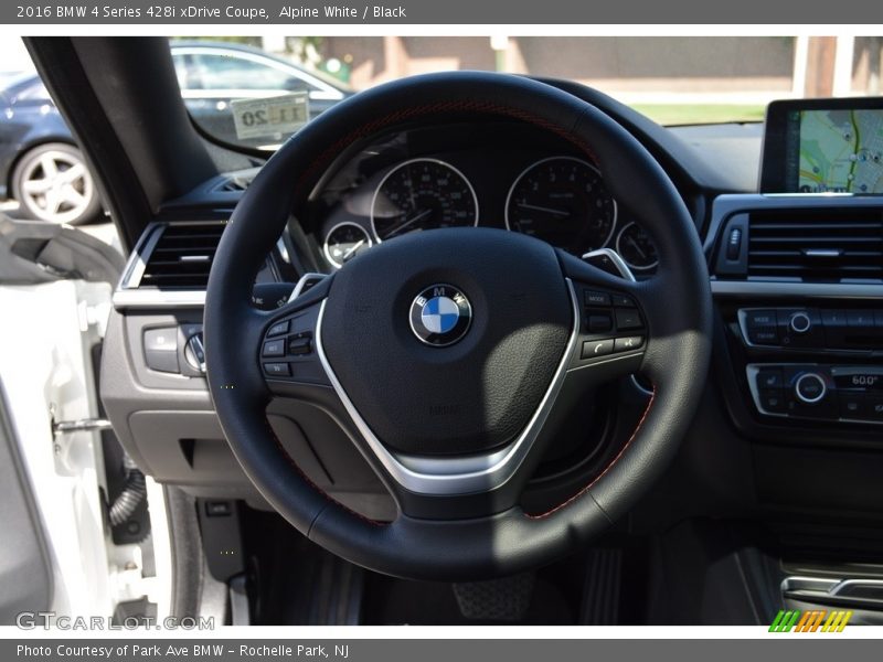 Alpine White / Black 2016 BMW 4 Series 428i xDrive Coupe