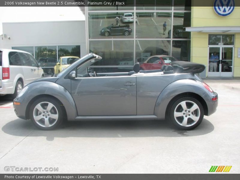 Platinum Grey / Black 2006 Volkswagen New Beetle 2.5 Convertible