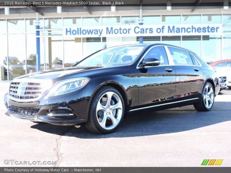 Black / Black 2016 Mercedes-Benz S Mercedes-Maybach S600 Sedan