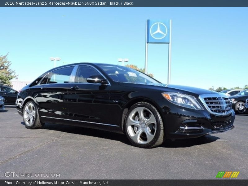 Black / Black 2016 Mercedes-Benz S Mercedes-Maybach S600 Sedan