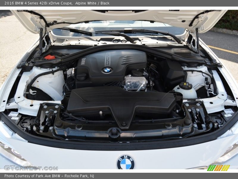 Alpine White / Black 2016 BMW 4 Series 428i xDrive Coupe