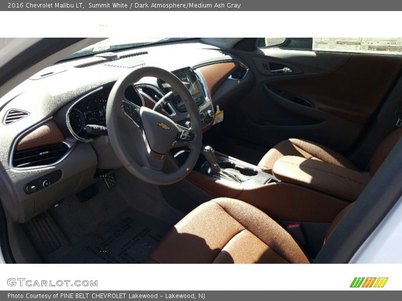 Summit White / Dark Atmosphere/Medium Ash Gray 2016 Chevrolet Malibu LT