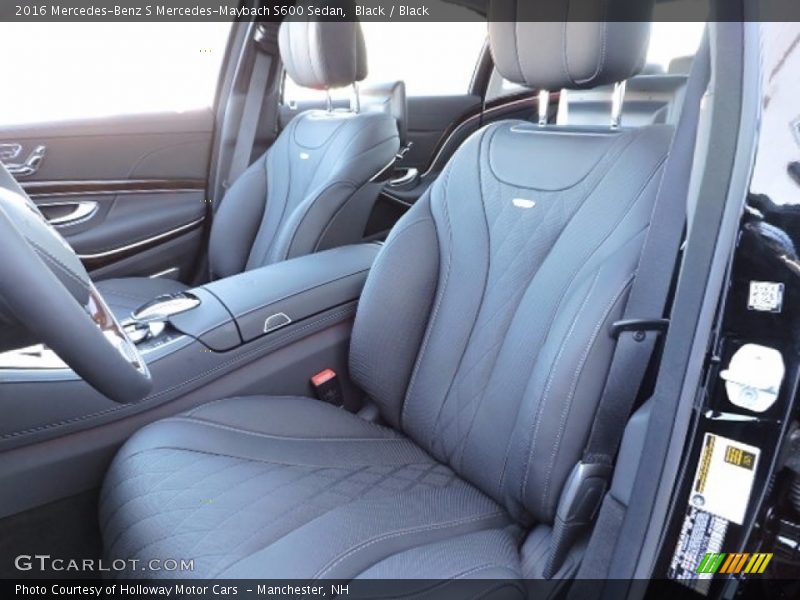 Front Seat of 2016 S Mercedes-Maybach S600 Sedan