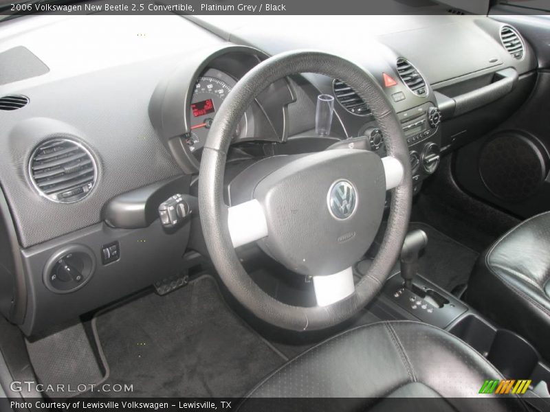 Platinum Grey / Black 2006 Volkswagen New Beetle 2.5 Convertible