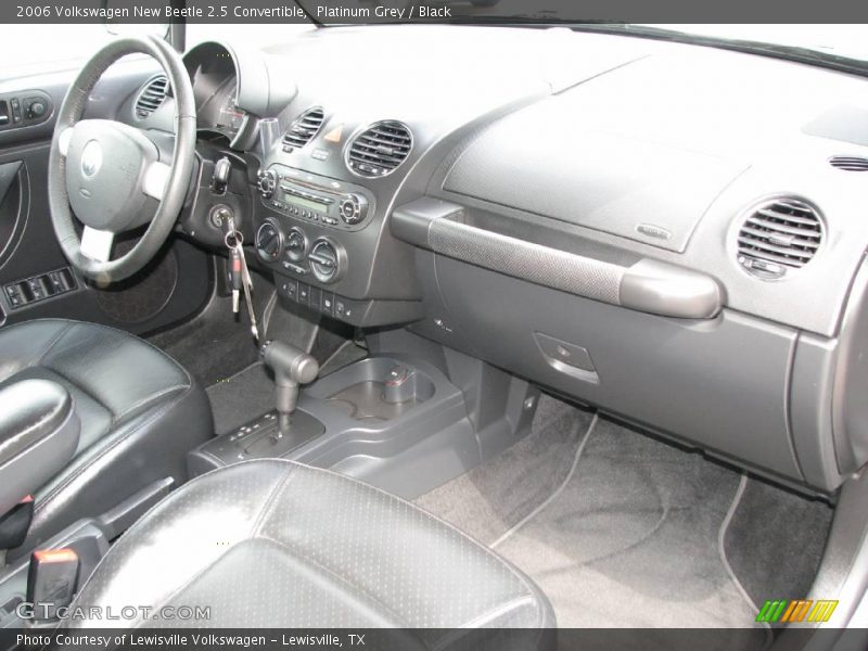 Platinum Grey / Black 2006 Volkswagen New Beetle 2.5 Convertible