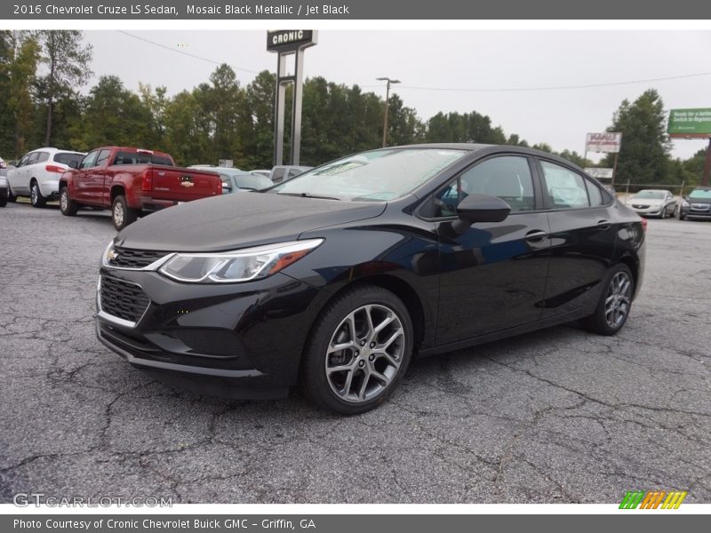 Mosaic Black Metallic / Jet Black 2016 Chevrolet Cruze LS Sedan