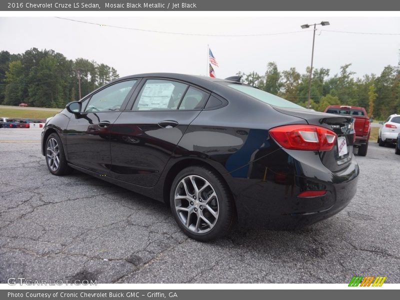 Mosaic Black Metallic / Jet Black 2016 Chevrolet Cruze LS Sedan