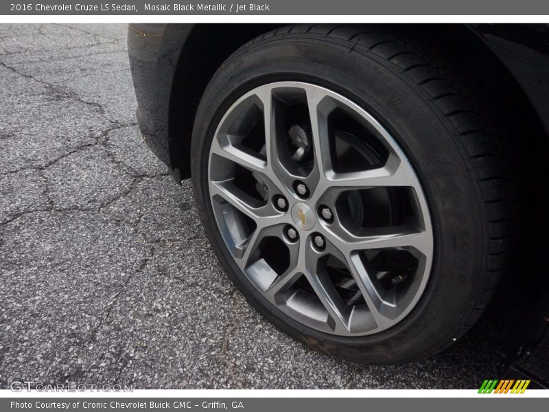 Mosaic Black Metallic / Jet Black 2016 Chevrolet Cruze LS Sedan