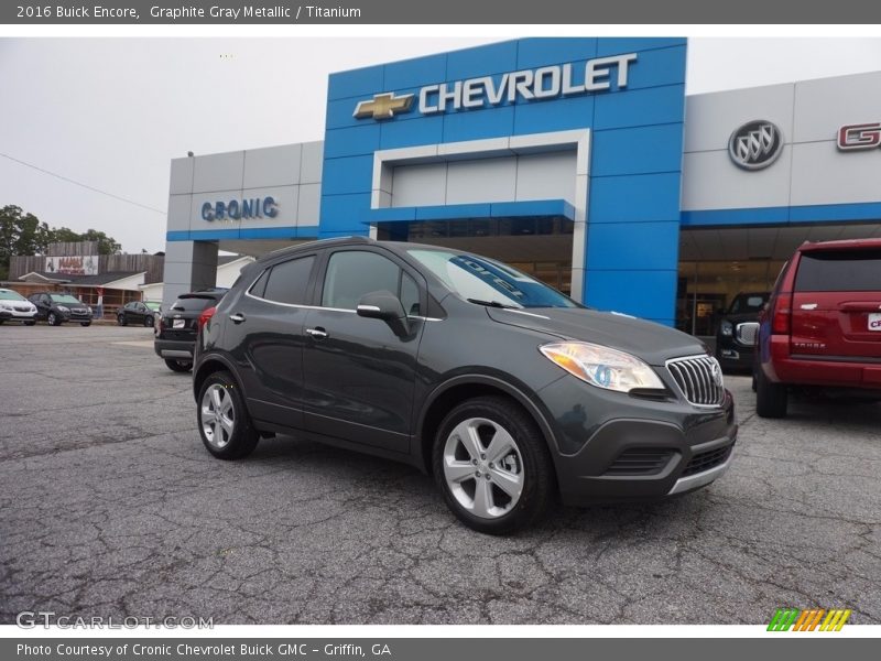 Graphite Gray Metallic / Titanium 2016 Buick Encore