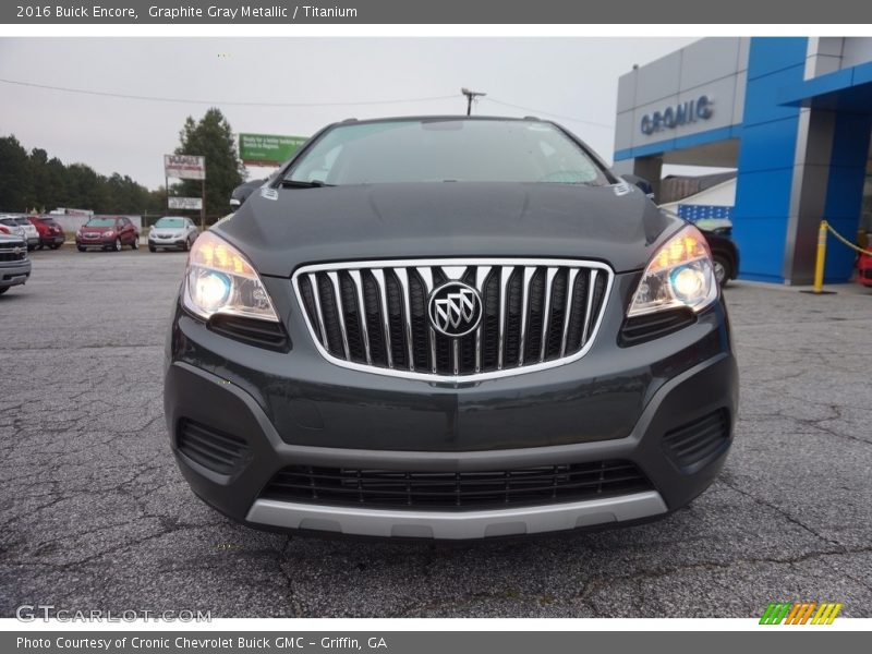 Graphite Gray Metallic / Titanium 2016 Buick Encore