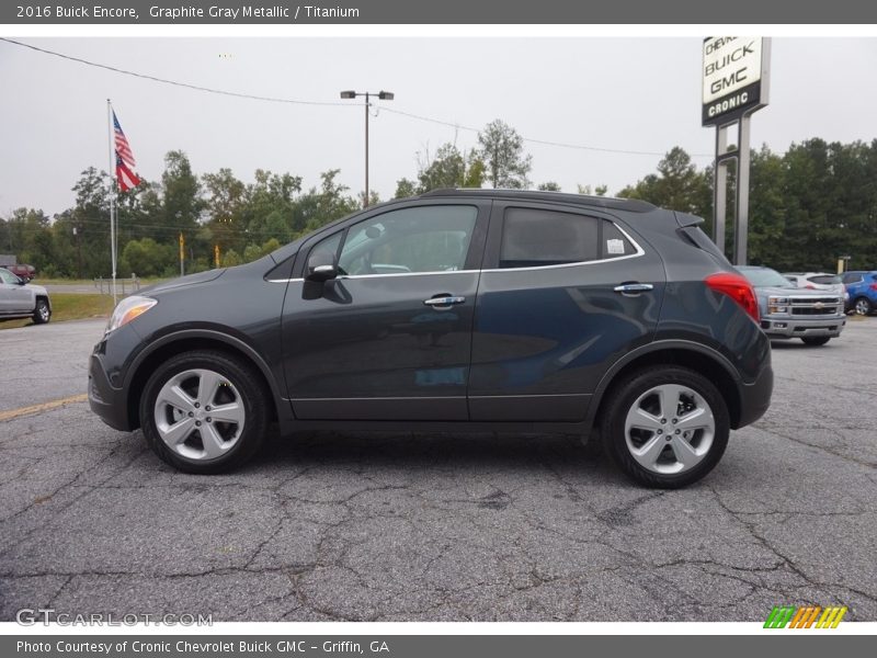 Graphite Gray Metallic / Titanium 2016 Buick Encore