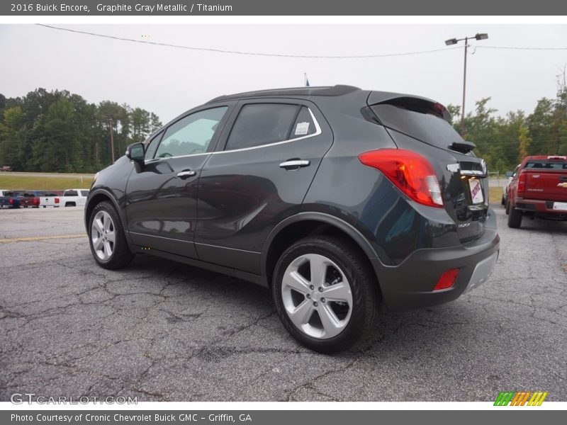 Graphite Gray Metallic / Titanium 2016 Buick Encore