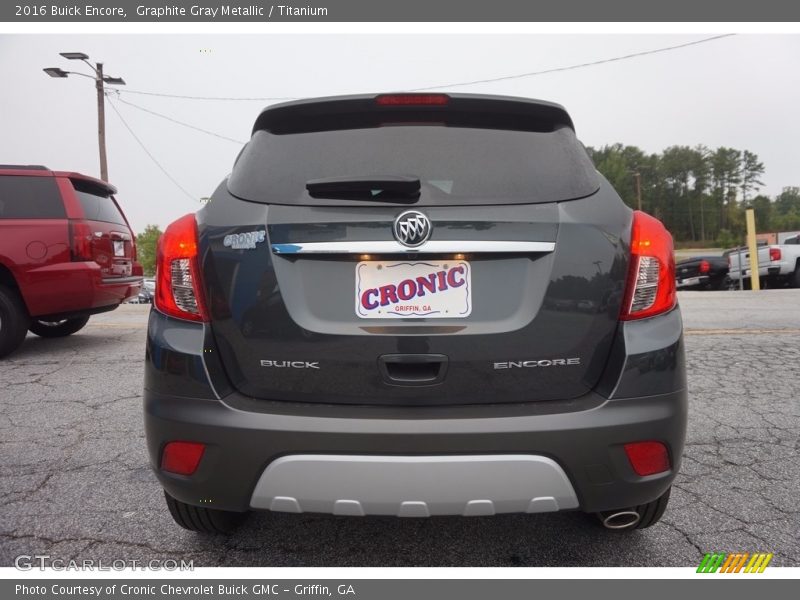 Graphite Gray Metallic / Titanium 2016 Buick Encore