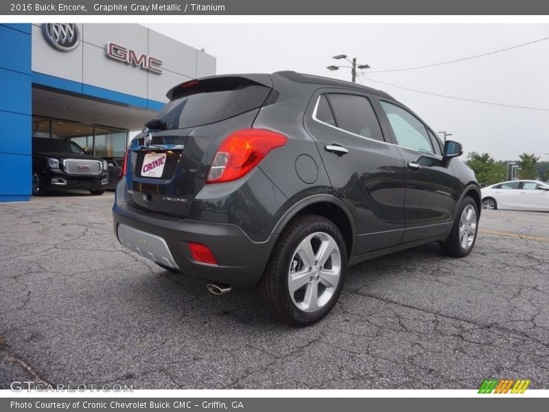 Graphite Gray Metallic / Titanium 2016 Buick Encore