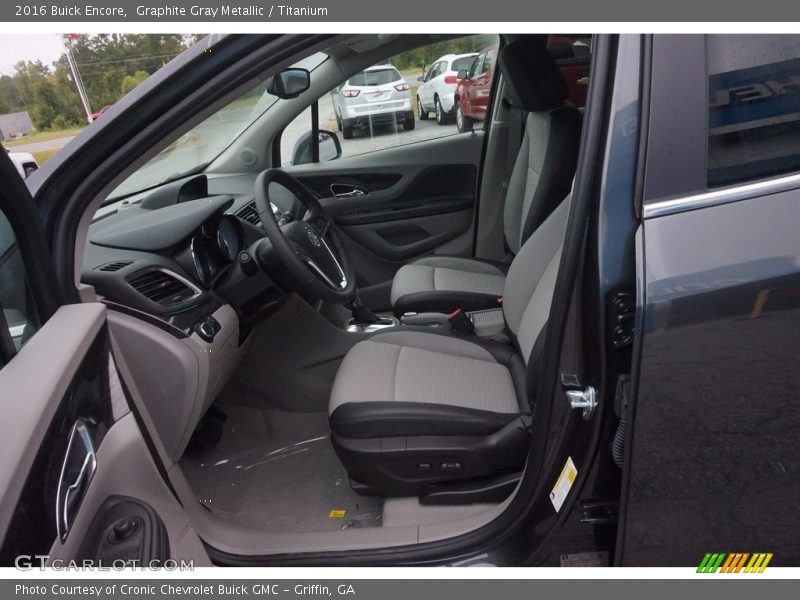 Graphite Gray Metallic / Titanium 2016 Buick Encore