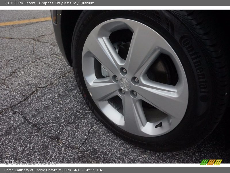 Graphite Gray Metallic / Titanium 2016 Buick Encore