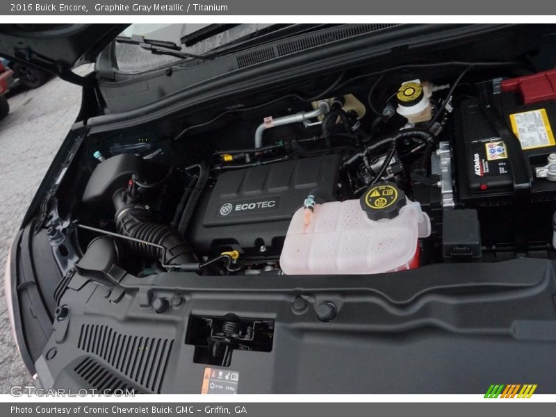 Graphite Gray Metallic / Titanium 2016 Buick Encore