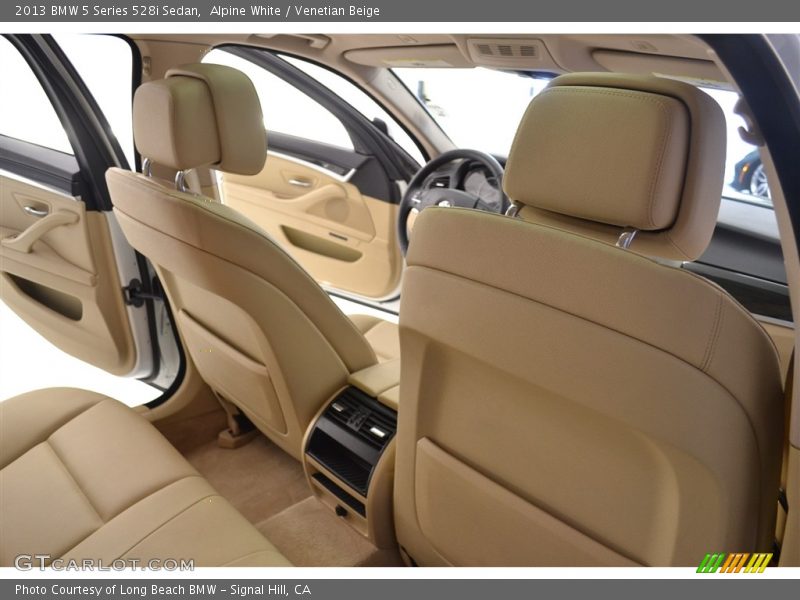 Alpine White / Venetian Beige 2013 BMW 5 Series 528i Sedan