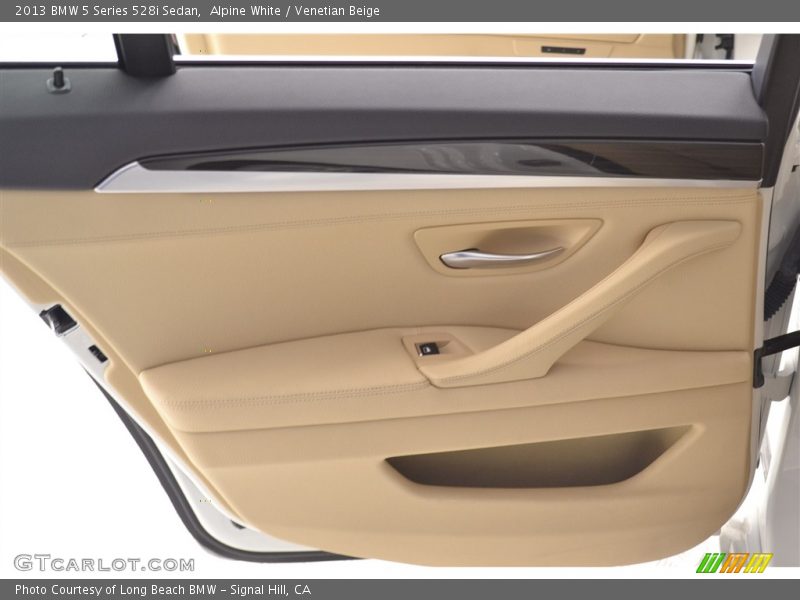 Alpine White / Venetian Beige 2013 BMW 5 Series 528i Sedan