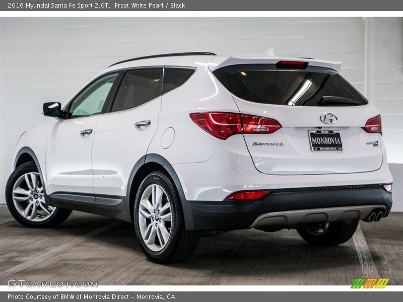 Frost White Pearl / Black 2016 Hyundai Santa Fe Sport 2.0T