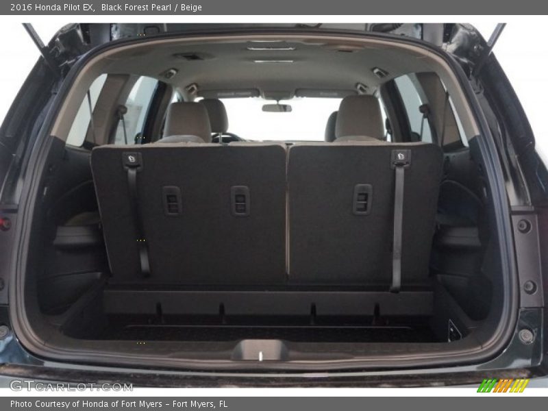 Black Forest Pearl / Beige 2016 Honda Pilot EX