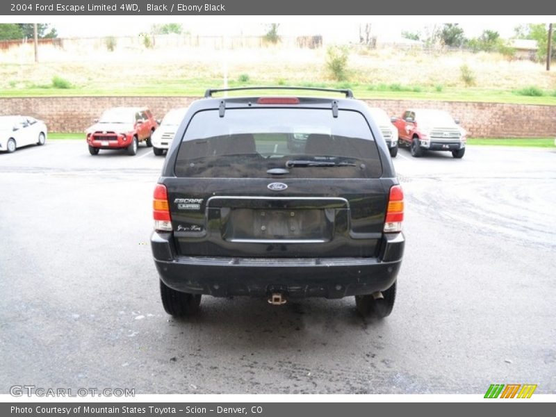 Black / Ebony Black 2004 Ford Escape Limited 4WD