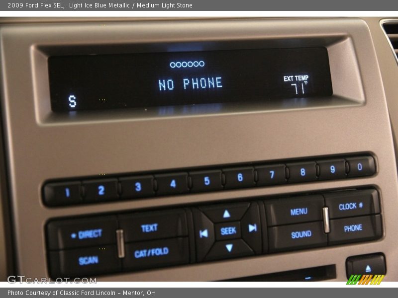 Light Ice Blue Metallic / Medium Light Stone 2009 Ford Flex SEL
