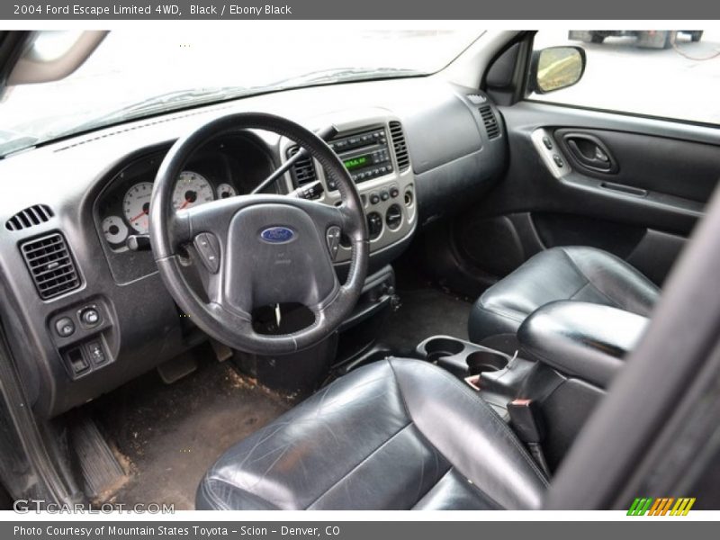 Black / Ebony Black 2004 Ford Escape Limited 4WD