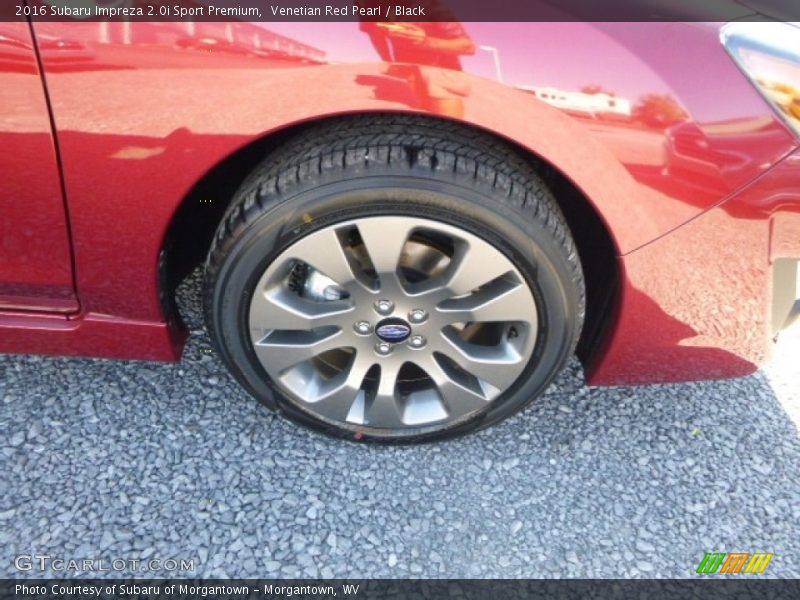 Venetian Red Pearl / Black 2016 Subaru Impreza 2.0i Sport Premium